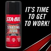 STA-BIL Starting Fluid - Prolongs Starter Life - Upper Cylinder Lube - for Gasoline and Diesel Engines - Faster Starts Down to -65F 22004, 11 Fl Oz Pack of 6 - Packaging May Vary
