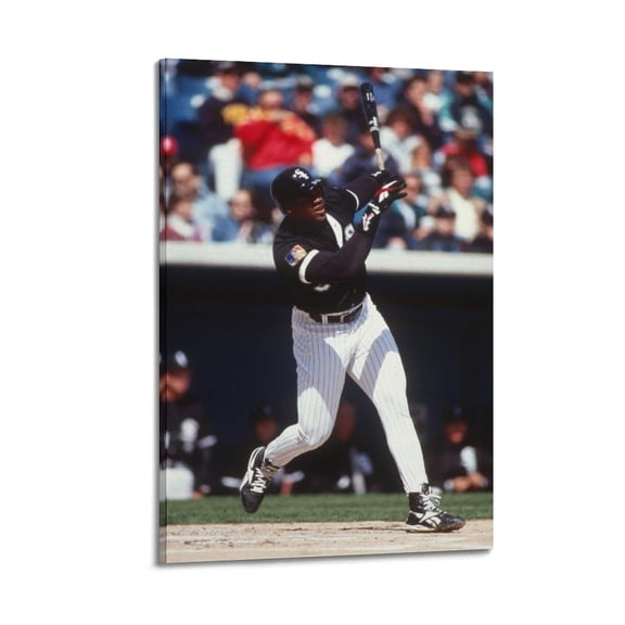 Frank Thomas Baseball Professional Baseball Player Poster Poster Album Cover Posters for Bedroom Wall Art Canvas Posters Music Album Cover Poster
