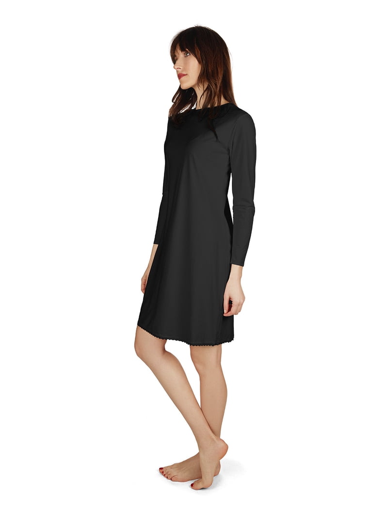 midi sweater dress Womens Black Midi Sweater Dress Small