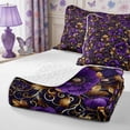 thumbnail image 4 of Manfei Boho Blossom Twin Quilt Set 2 Pieces,Vintage Damask Twin Coverlet Set,1 Bedspread and 1 Pillowcase, 4 of 7