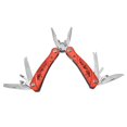 thumbnail image 1 of Alicates multiherramienta Mini portátil plegable para acampar al aire libre herramienta de mano cortadores de alambre alicates de corte con cuchillo, rojo, 1 of 5