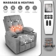 thumbnail image 5 of PAOLFOX Power Lift Recliner Chair with Vibration Massage and Lumbar Heat, 5 of 7