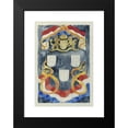 thumbnail image 2 of Carel Adolph Lion Cachet 18x24 Black Modern Framed Museum Art Print Titled - Decorative Design with the National Weapon, Flags and Banners (1874 - 1945), 2 of 5