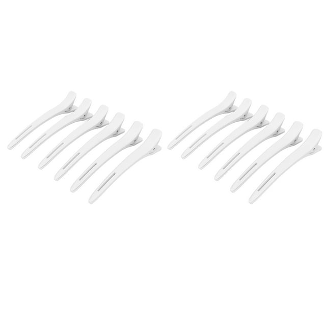 Duck Billed Hair Clip,12 Pcs Duck Billed Plastic Hair Clips Hair Sectioning Clips Built for Professionals