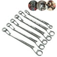 thumbnail image 4 of Ruibeauty Offset Box End Wrench Spanners Carbon Steel Metric 45-Degree Long Double Ring, 4 of 7