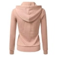 thumbnail image 3 of Smilkoo Autumn Hooded Activewear Zipper Solid Color Sport Casual Hoodie, 3 of 3