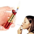 thumbnail image 2 of WNFJR Lipstick Lighter, Soft Flame Butane Lighter, Open Flame Lighter, Portable Windproof Lighter, Unique Birthday Gift for Ladies and Girlfriends, 2 of 4