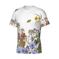 thumbnail image 3 of Rocae Herbs and Wildflowers for Men's Moisture-Wicking Crew Tee - T-Shirt for Sports, Outdoor Activities, and Casual WearSmall, 3 of 9