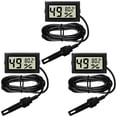 thumbnail image 1 of Digital Thermometer Hygrometer with Probe Indoor Temperature Humidity, 1 of 5