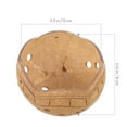 thumbnail image 3 of Miangastore Bonsai Flowerpot Round Synthetic Material 1Pack 5.1X5.1In, 3 of 8