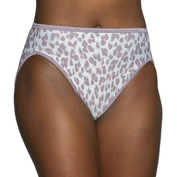 Women's Vanity Fair 13108 Illumination Hi-Cut Brief Panty (Spicy Leopard 9)