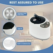 Sauna Steamer Machine 1000W US 3L Large Capacity Steam Pot Generator with Protection Safe Sauna Steamer Pot Efficient Sauna Steamer for Bath Tub Sauna Room