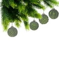thumbnail image 3 of Glass Acorn Ornament Green - Set of 12, 3 of 3