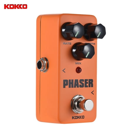 KOKKO Mini Analog Phaser Electric Guitar Phase Effect Pedal True Bypass Full Metal