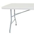 thumbnail image 3 of National Public Seating BT3000 Table Pliante Moderne en Plastique Robuste, Gris Moucheté, 1 Unité, 3 of 12