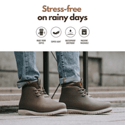 Ccilu XpreSole Panto Men High Top Ankle Eco-friendly Boots Anti-slipping Lightweight Rainboots