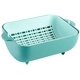 thumbnail image 1 of Cesta de colador Los juegos de tazón de colador incluyen tazón de lavado de plástico y coladores desmontables Fokelyi WRMH-1193-2, 1 of 7