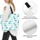 thumbnail image 3 of Balery Utensiles Bolsa Tote Estilo Estético con Cremalleras, Bolsa de Hombro, Bolsa de Compras Grande y Plegable, 3 of 8
