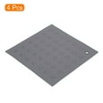 thumbnail image 3 of Uxcell 4pcs Silicone Trivet Pot Holder for Kitchen Heat Resistance Table Pad Trivet Placemats-Dark Grey, 3 of 5