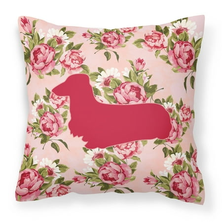 carolines treasures dachshund shabby chic fabric outdoor pillow walmart com carolines treasures dachshund shabby chic fabric outdoor pillow walmart com