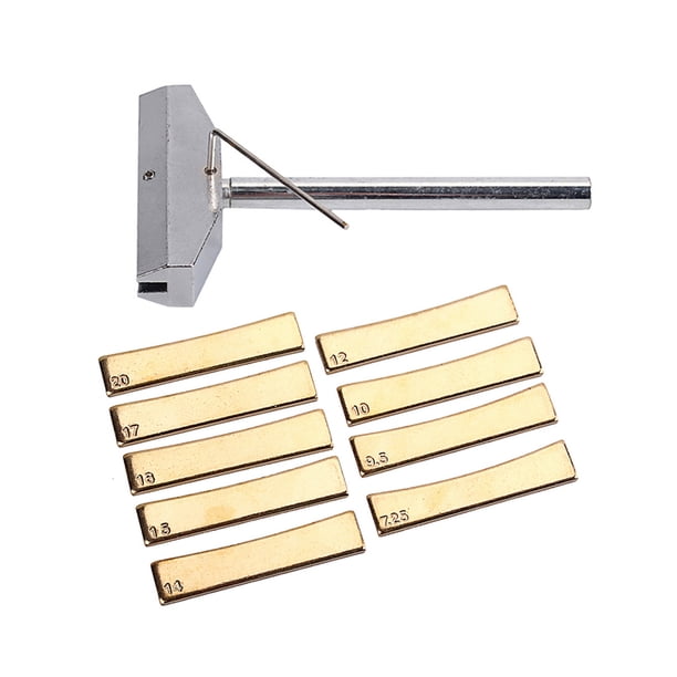 Eigraketly Prensa de diapasón a prueba de herrumbre, inserto de caul, placas de montaje de diapasón reutilizables ligeras, accesorio de instrumento Accesorios para instrumentos musicales Eigraketly OD025261-00