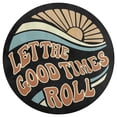 thumbnail image 3 of Let The Good Times Roll Round Carpet Circle Rug Outdoor Patio Area Rug Washable Large Area Rugs Hallway Room Decor Fitness Mats, 3 of 8