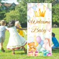 thumbnail image 4 of Polyester Photo Backdrop for Party Decoration with Plastic Non-Trace Wall Picture Hook and Iron Curtain Clips Rectangle Doll 1800x900mm, 4 of 7