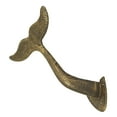 thumbnail image 4 of Zeckos Bronze Cast Iron Whale Tail Decorative Garden Hose Wall Hook, 4 of 9