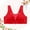 Red, variant on ZKCCNUK Women's Bras Comfortable Lace Breathable Bra Underwear No Rims Everyday Bras Size S-3XL