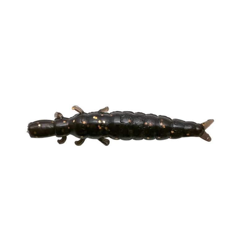 Nikko Dappy Caddisfly 0.9 Dark Brown Gold Flake, fishing lure