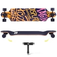 thumbnail image 1 of 41-Inch Kids Longboards,Deck Complete Super Cruiser Skateboard, 1 of 6