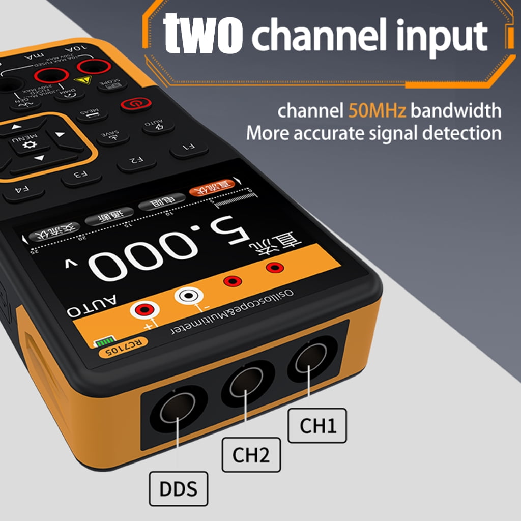 Easy to Use 50M Digital Oscilloscope with Clear Display Suitable for Begin