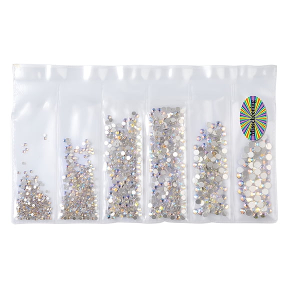 RAGUPEL Dental Rhinestones Jewelry Teeth Jewelry Dental Crystal Tooth Decor Gems (Ivory)