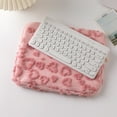 thumbnail image 2 of Soft Plushes Laptop Sleeve Cute Protective Case Lightweight Padded Cover for Tablets Notebook Holder Gift for Girls, 2 of 5