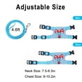 thumbnail image 2 of Holzlrgus Small Pet Harness Vest and Leash Set with Bowknot and Bell - Adjustable Soft Breathable Chest Strap Harness for Guinea Pigs, Ferrets, Chinchillas (Blue), 2 of 7