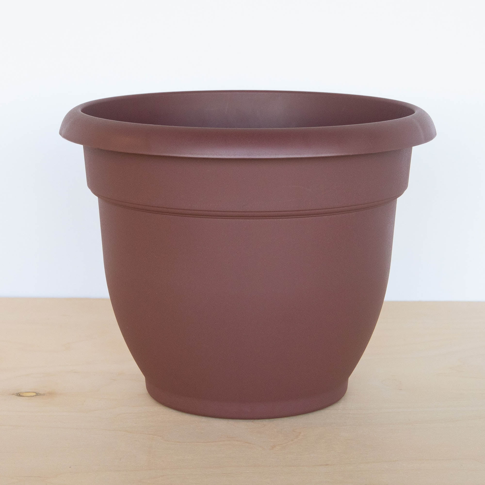 Bloem Ariana Pot Planter: 12" - Merlot - Durable Resin Pot, For Indoor and Outdoor Use, Gardening, Self Watering Disk Included, 3 Gallon Capacity