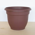thumbnail image 4 of Bloem Ariana Pot Planter: 12" - Merlot - Durable Resin Pot, For Indoor and Outdoor Use, Gardening, Self Watering Disk Included, 3 Gallon Capacity, 4 of 6
