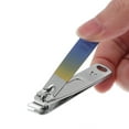 thumbnail image 2 of Unique Bargains 6 Pcs Round Tail Nail Clippers Set Toenail Clippers Yellow Blue, 2 of 5