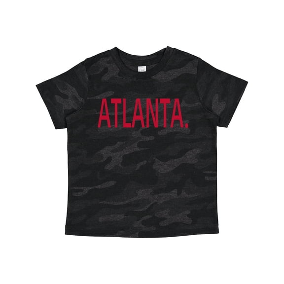 Inktastic Atlanta in Red Text Boys or Girls Toddler T-Shirt