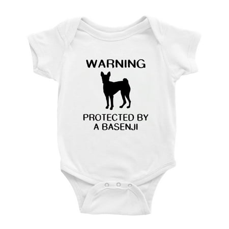 

Warning: Protected by A Basenji Dog Funny Baby Bodysuits (White 6-12 Months)