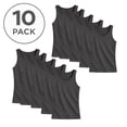 thumbnail image 2 of BenBen Men Tank Tops Ribbed Classic Fit Cotton Athletic Gym Workout Undershirt Breathable 10-Pack, 2 of 4