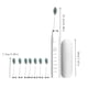 thumbnail image 4 of Cepillo de dientes eléctrico de alta frecuencia 32000 veces/min - 6 modos Limpiador dental sónico de vibración para adultos y niños | 8 cabezales de cepillo de repuesto para un estuche de viaje, 4 of 4
