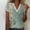 Green, variant on Western Tops for Women Fashion Women's Summer V-Neck Lace Patchwork Short Sleeve Casual Top Blouse Women’S Blouses on Clearance