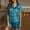 A0292-Blue, variant on CALAFEBILA Womens Two Piece Pajamas Womens Button Down Pajama Sets Pajamas Notch Collar Ice Satin Silk Tops with Pocket and Shorts