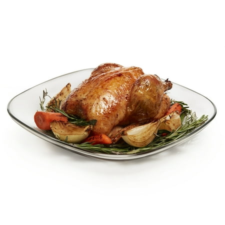 Noritake Square Platter - Libbey Aviva Square Glass Platter