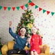 thumbnail image 5 of 7 PCS Feliz Navidad Banner Navidad Banner Decoración Bandera Decoración de Navidad, 5 of 5