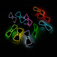 thumbnail image 3 of Pajarita luminosa personalizada para fiesta de disfraces, barra de discoteca, pajarita acrílica luminosa con LED, 3 of 5