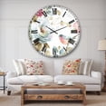 thumbnail image 4 of Designart 'Beautiful Bird Romance I' Traditional Wall Clock, 4 of 4