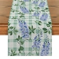 thumbnail image 2 of Wisteria Plant Geometry Table Runners Dresser r for Kitchen Holiday Party Table Runner Washable Dining Long Cloth, 2 of 7