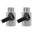 thumbnail image 1 of 2Pcs Straight Through Type Brass Abrasive Blasting Pneumatic Ball Valve Accessory G3/8in, 1 of 4